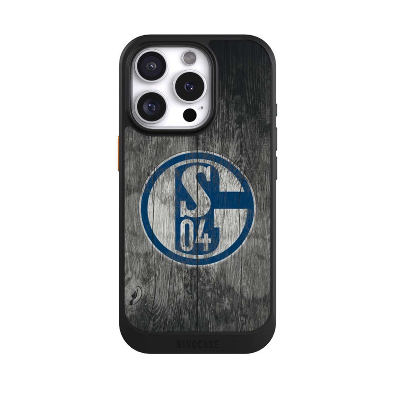 iPhone 16 Pro NIVOcore Schalke 04 Holz Look