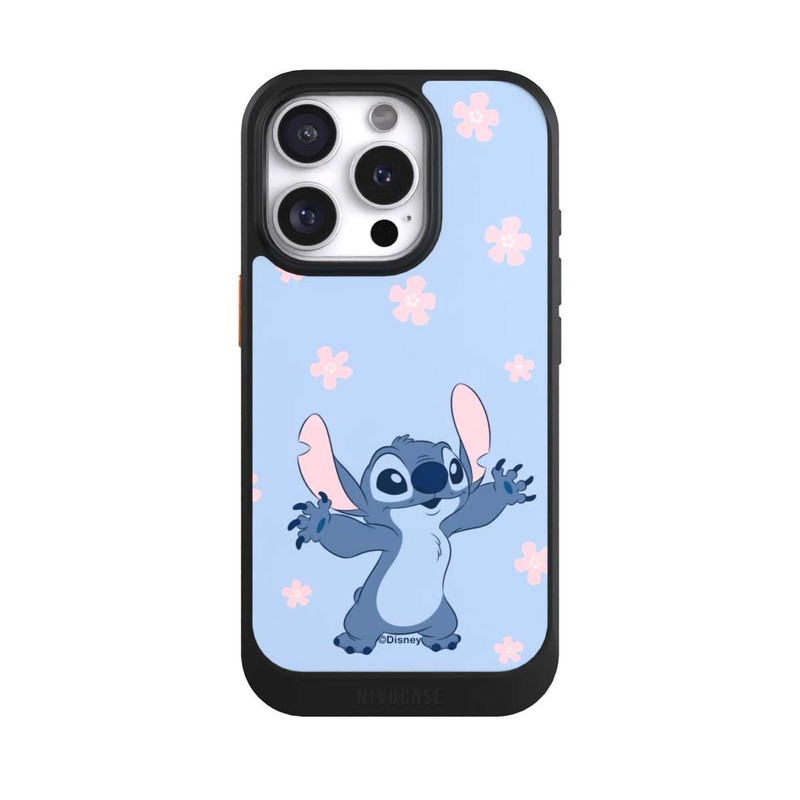 iPhone 16 Pro NIVOcore Stitch Pastel Flowers Blue