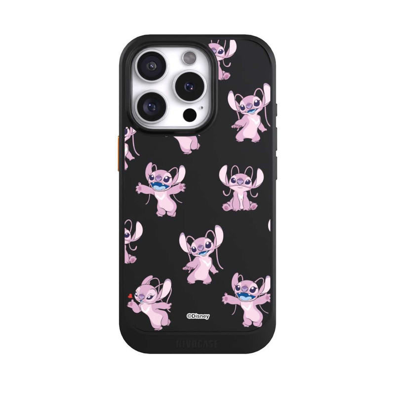 iPhone 16 Pro NIVOcore Angel Faces Pattern Transparent