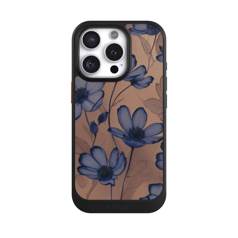 iPhone 16 Pro NIVOcore Flowers Negativ Pattern mit KI