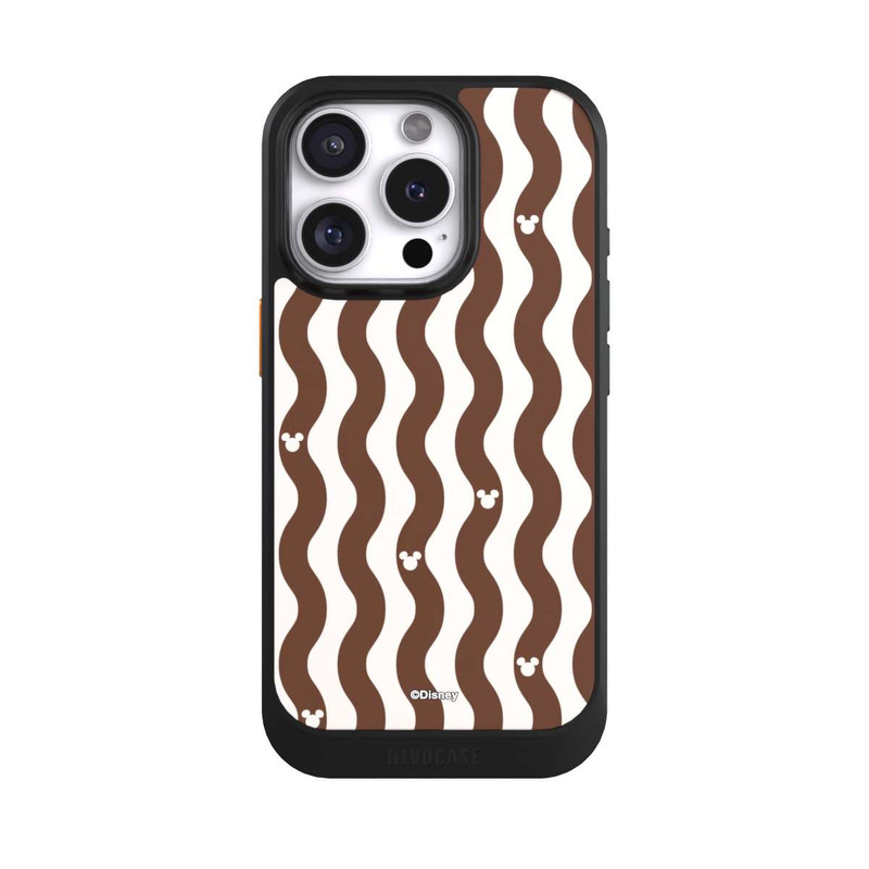 iPhone 16 Pro NIVOcore Micky Muster Braune Wellen