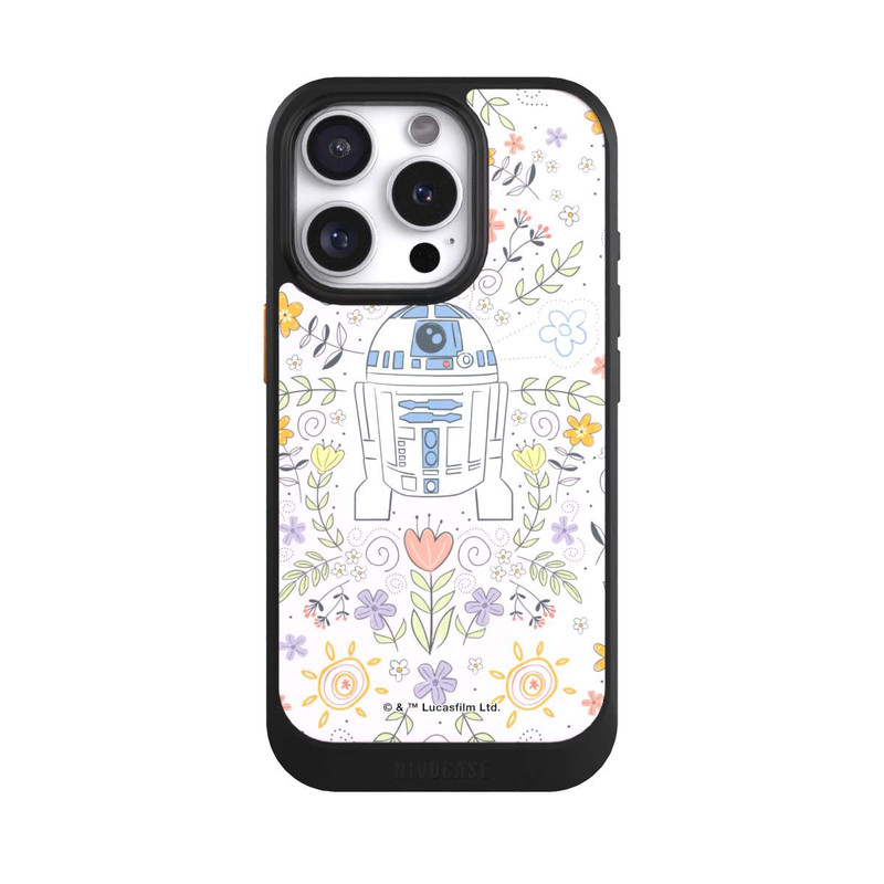 iPhone 16 Pro NIVOcore R2D2 Blumen Muster