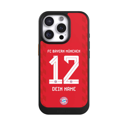 Apple iPhone 16 Pro NIVOcore FC Bayern München Trikot Personalisierbar 25-26