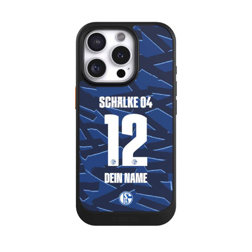 Apple iPhone 16 Pro NIVOcore Schalke 04 Trikot Personalisierbar 25-26