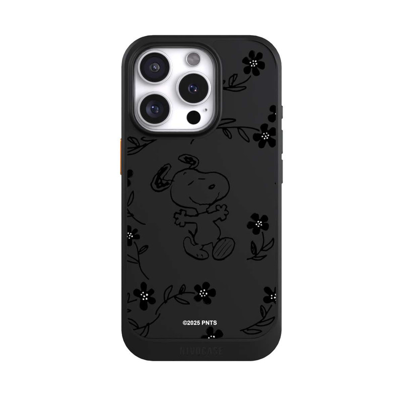 iPhone 16 Pro NIVOcore Snoopy und Flowers Transparent