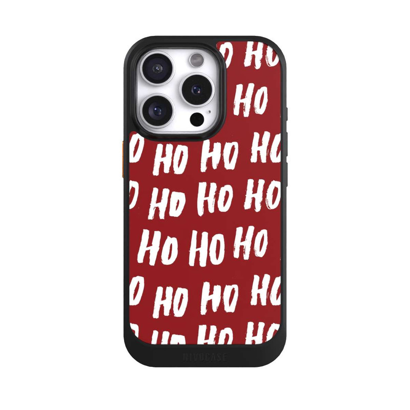 iPhone 16 Pro NIVOcore Ho Ho Ho Christmas Red Pattern