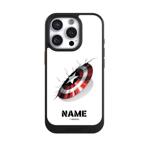Apple iPhone 16 Pro NIVOcore Captain America Shield Personalisierbar