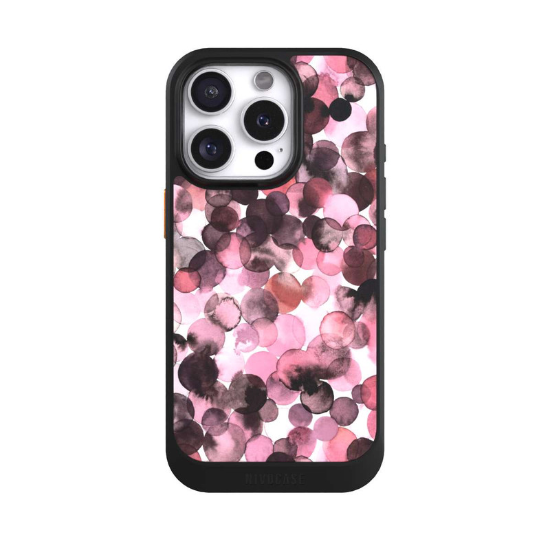 iPhone 16 Pro NIVOcore Purple Dots Watercolor