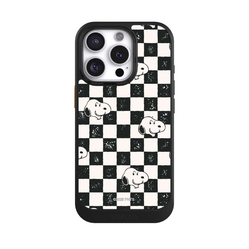 iPhone 16 Pro NIVOcore Snoopy Heads Checked Pattern