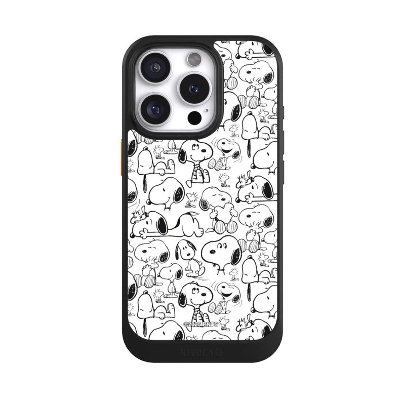 iPhone 16 Pro NIVOcore Classic Snoopy Pattern White