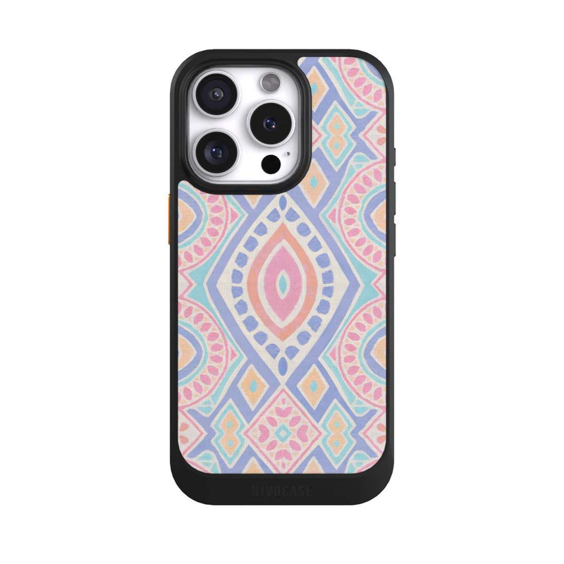 iPhone 16 Pro NIVOcore Boho Geometric Mosaic Intricate Tribal Design