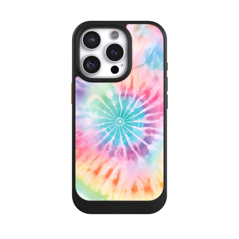iPhone 16 Pro NIVOcore Rainbow Color Tie Dye 