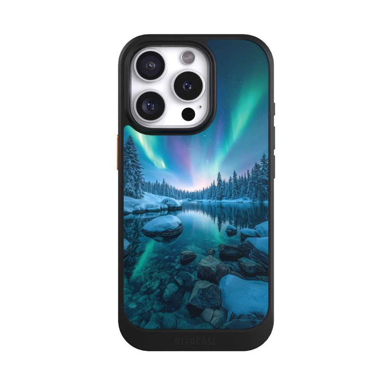 iPhone 16 Pro NIVOcore Nordlichter Glühen mit KI