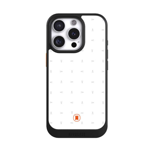 Apple iPhone 16 Pro NIVOcore Nivocase Pattern White Grey