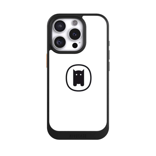Apple iPhone 16 Pro NIVOcore Nivocase Logo Weiss
