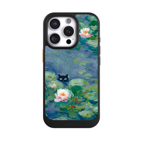 Apple iPhone 16 Pro NIVOcore Cat in the Pond Monet Painting