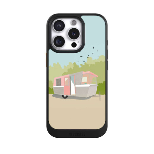 Apple iPhone 16 Pro NIVOcore Retro Glamping by Roberta Murray