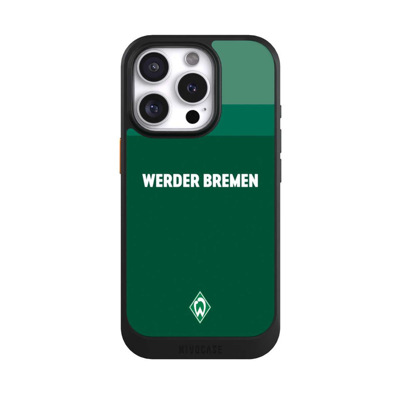iPhone 16 Pro NIVOcore Werder Bremen Schriftzug Raute