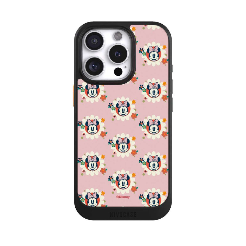 iPhone 16 Pro NIVOcore Minnie's Magic Flowers Retro Pattern