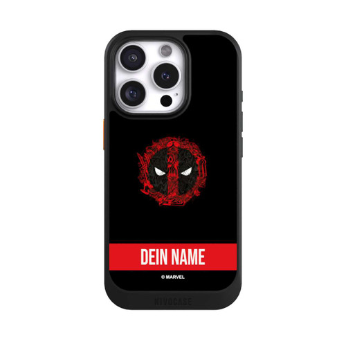 Apple iPhone 16 Pro NIVOcore Deadpool Logo Personalisierbar