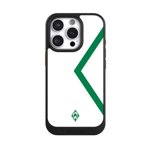 Apple iPhone 16 Pro NIVOcore Werder Bremen Rautenelement Grün