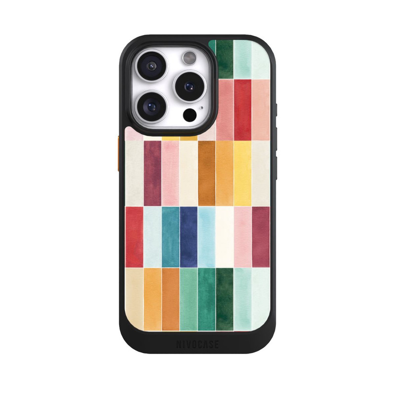 iPhone 16 Pro NIVOcore Modern Craft Geometric Rectangular Tiles