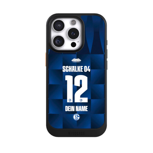 Apple iPhone 16 Pro NIVOcore Schalke 04 Trikot Personalisierbar 26-27