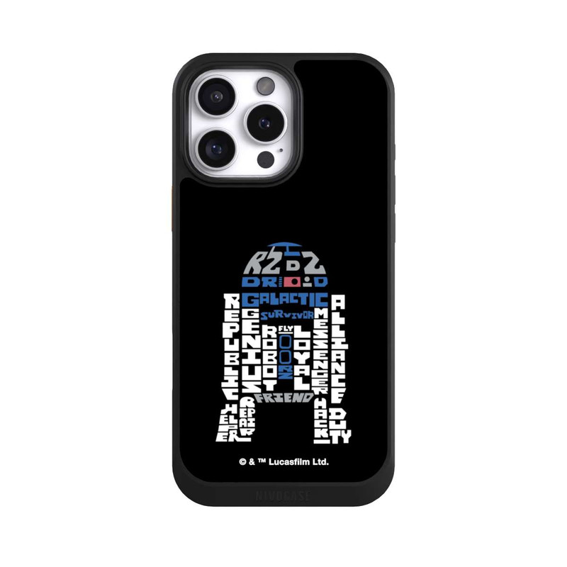 iPhone 16 Pro Max NIVOcore R2-D2 Typo Grafisch