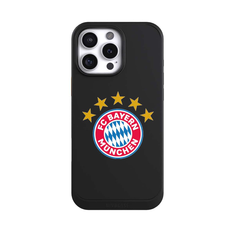 iPhone 16 Pro Max NIVOcore FCB Logo mit Sterne - ohne Hintergrund
