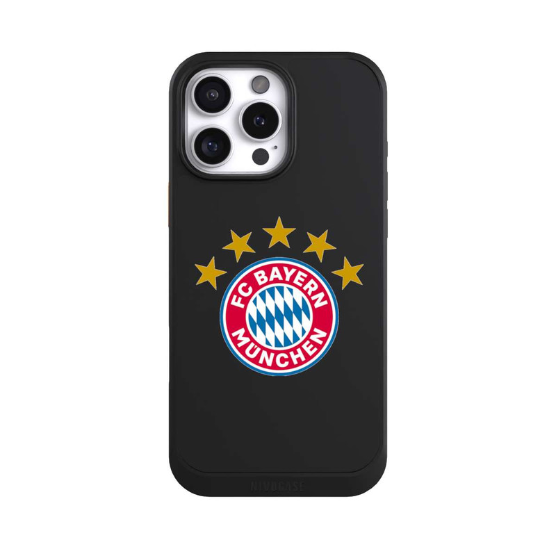 iPhone 16 Pro Max NIVOcore FCB Logo with stars - transparent