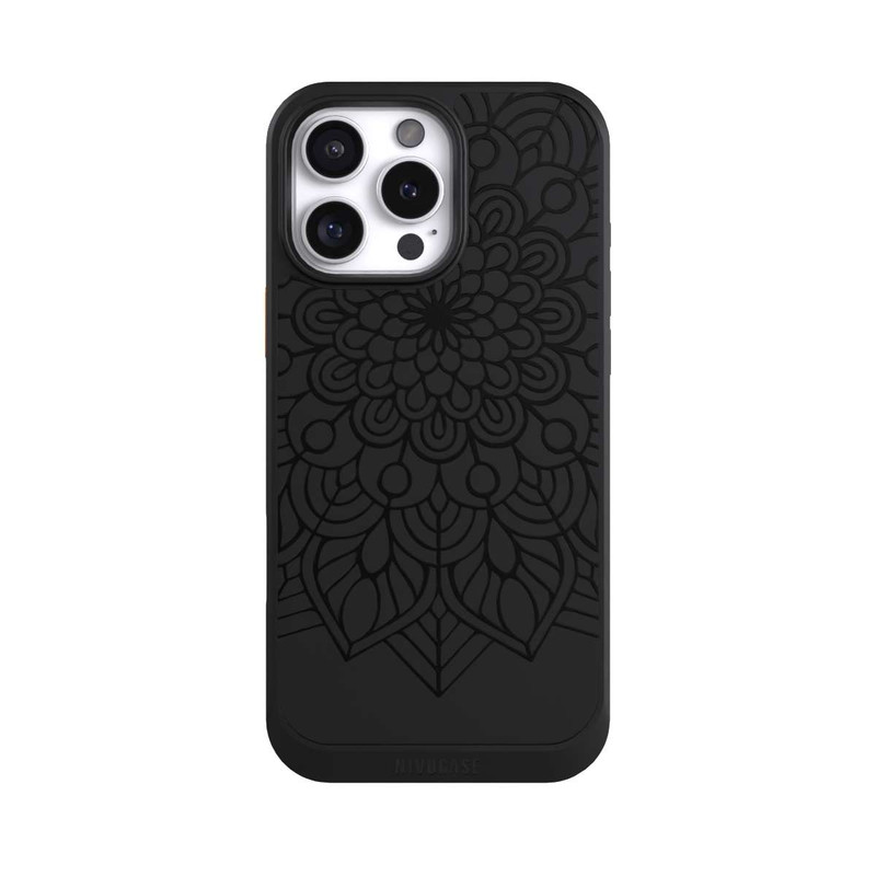 iPhone 16 Pro Max NIVOcore Mandala Indien Noir sans Fond