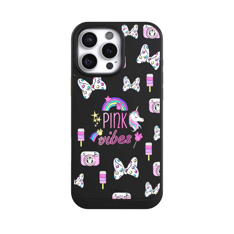 iPhone 16 Pro Max NIVOcore Pink Vibes Transparent