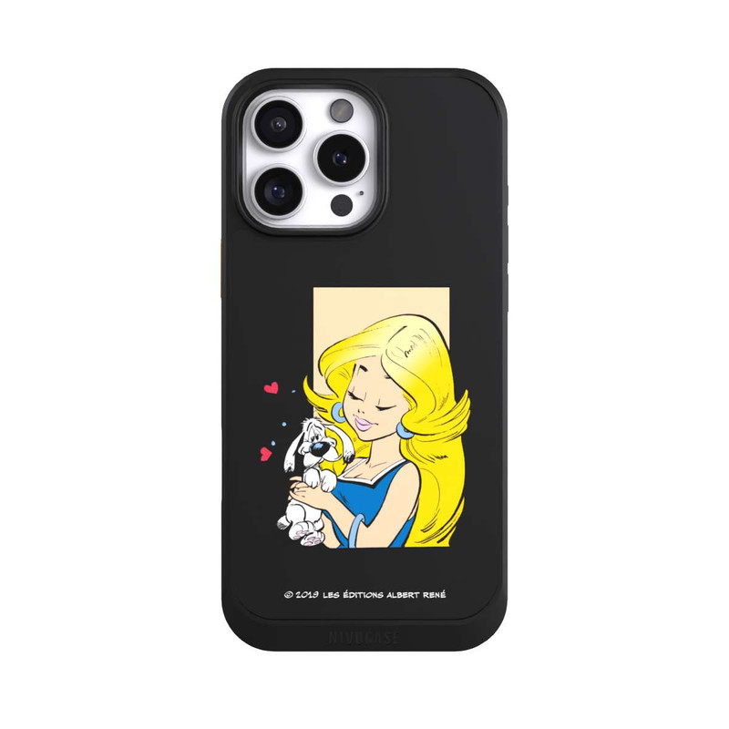 iPhone 16 Pro Max NIVOcore Falbala et Idéfix Amoureux Transparent