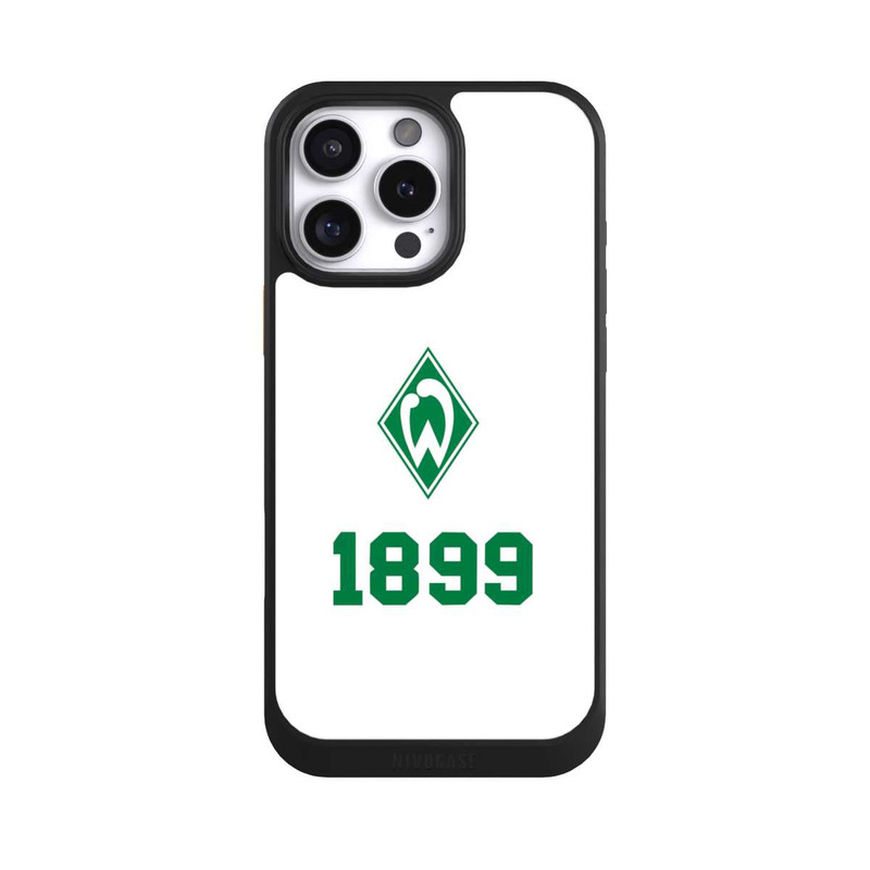 iPhone 16 Pro Max NIVOcore 1899 Grün-Weiß Lebenslang Weiss - Werder Bremen