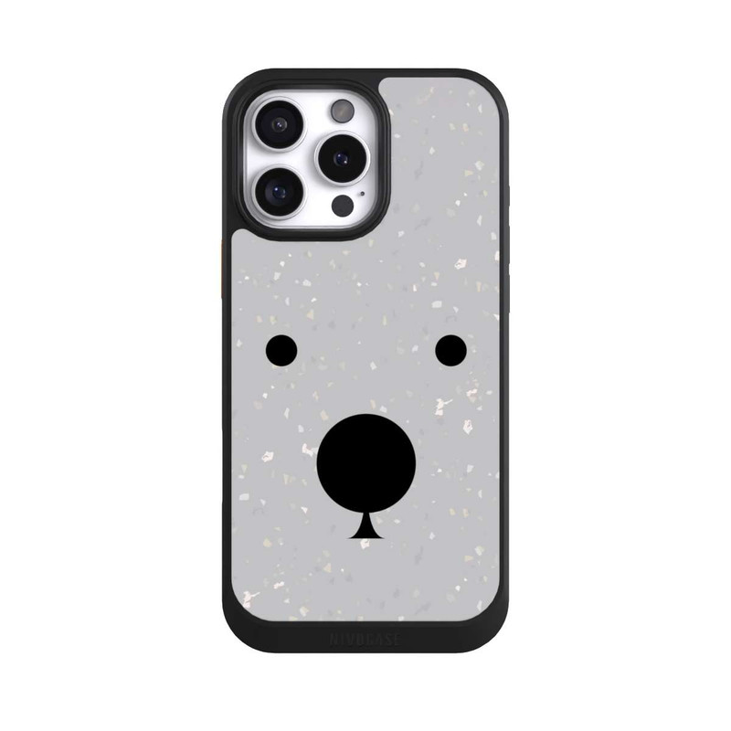 iPhone 16 Pro Max NIVOcore Gros plan sur l'ours