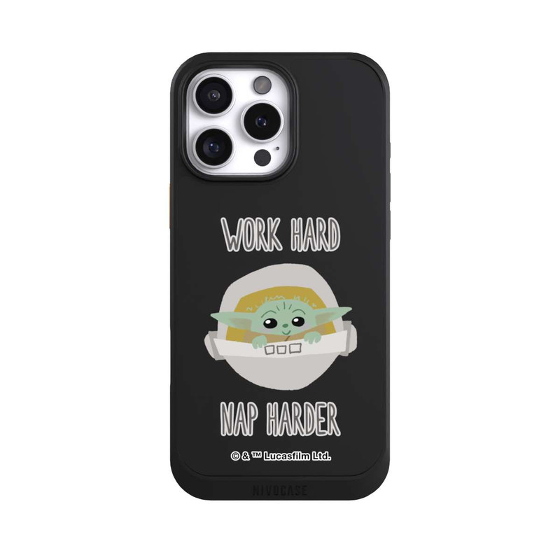 iPhone 16 Pro Max NIVOcore The Child Work Hard Nap Harder Transparent