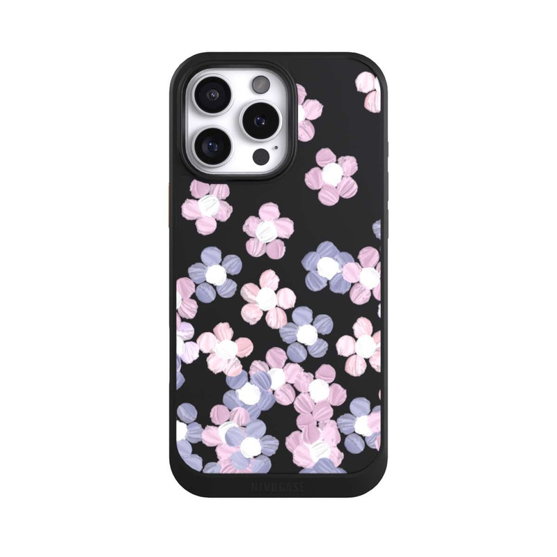 iPhone 16 Pro Max NIVOcore Simple Flowers Transparent