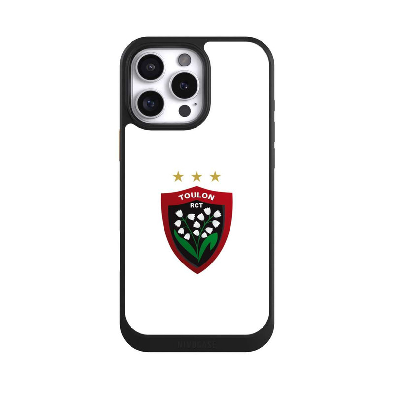 iPhone 16 Pro Max NIVOcore Logo RC Toulonnais Blanc