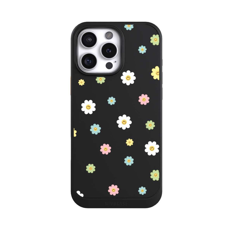 iPhone 16 Pro Max NIVOcore Flower Power klein transparent