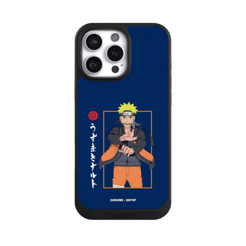 iPhone 16 Pro Max NIVOcore Naruto Position de Combat bleu