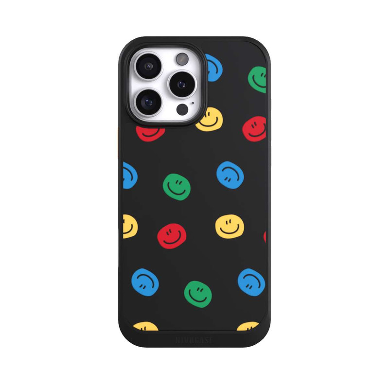 iPhone 16 Pro Max NIVOcore Smile Pattern Colorful
