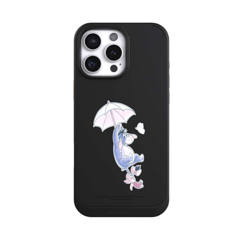 iPhone 16 Pro Max NIVOcore Winnie Pooh Eeyeore Find Happiness Transparent