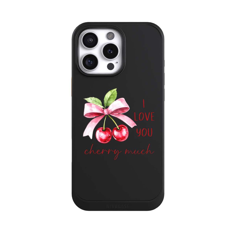 iPhone 16 Pro Max NIVOcore I Love You Cherry Much with AI