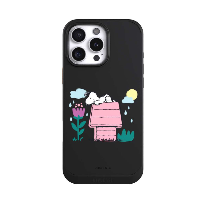 iPhone 16 Pro Max NIVOcore Snoopy Hundehütte Frühling transparent