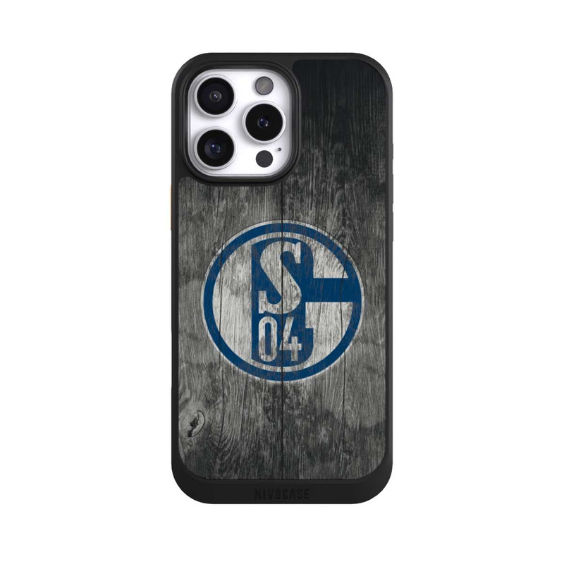 iPhone 16 Pro Max NIVOcore Schalke 04 Holz Look