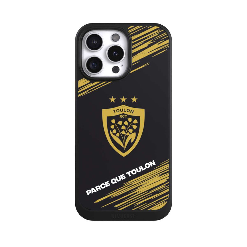 iPhone 16 Pro Max NIVOcore RCT Logo Monochrome Doré