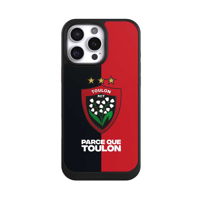 iPhone 16 Pro Max NIVOcore RCT Logo Rouge Noir