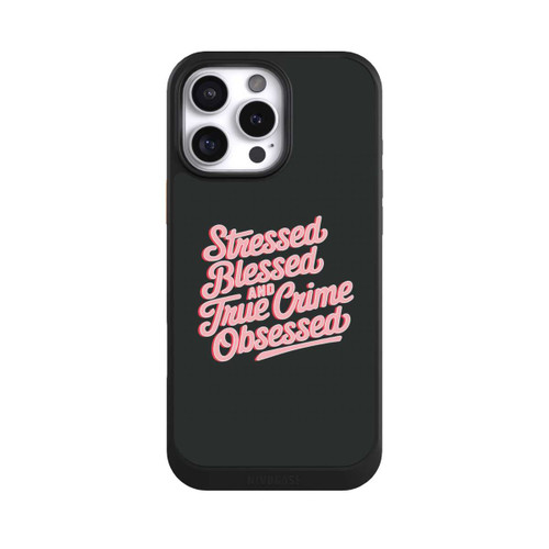 Apple iPhone 16 Pro Max NIVOcore Stressed Blessed and True Crime Obsessed