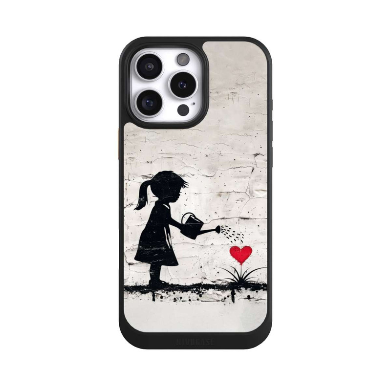 iPhone 16 Pro Max NIVOcore Girl Watering Bunch of Flowers 