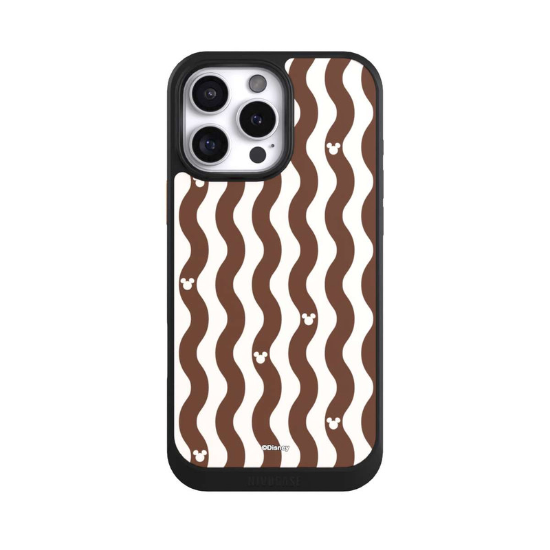 iPhone 16 Pro Max NIVOcore Micky Muster Braune Wellen
